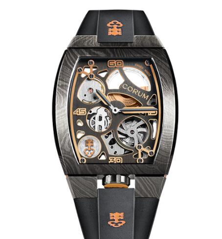 Replica Corum LAB 01 Damascus Steel Watch Z410/03955 - 410.100.43/F371 AD01